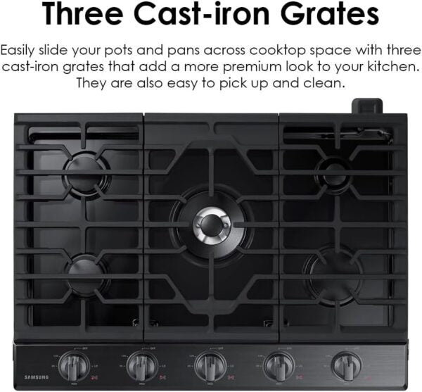 Samsung 36″ Gas Cooktop NA36N6555TS