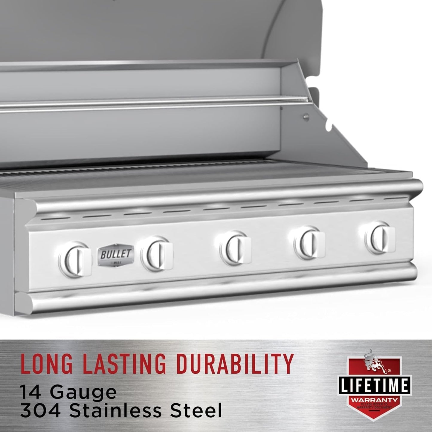 Bull Outlaw 30 inch 4 Burner Built in Natural Gas Grill