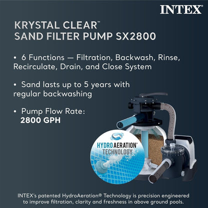 Intex Ultra XTR Round Frame Pool with Pump, Cooler, and Floats (2 Pack)
