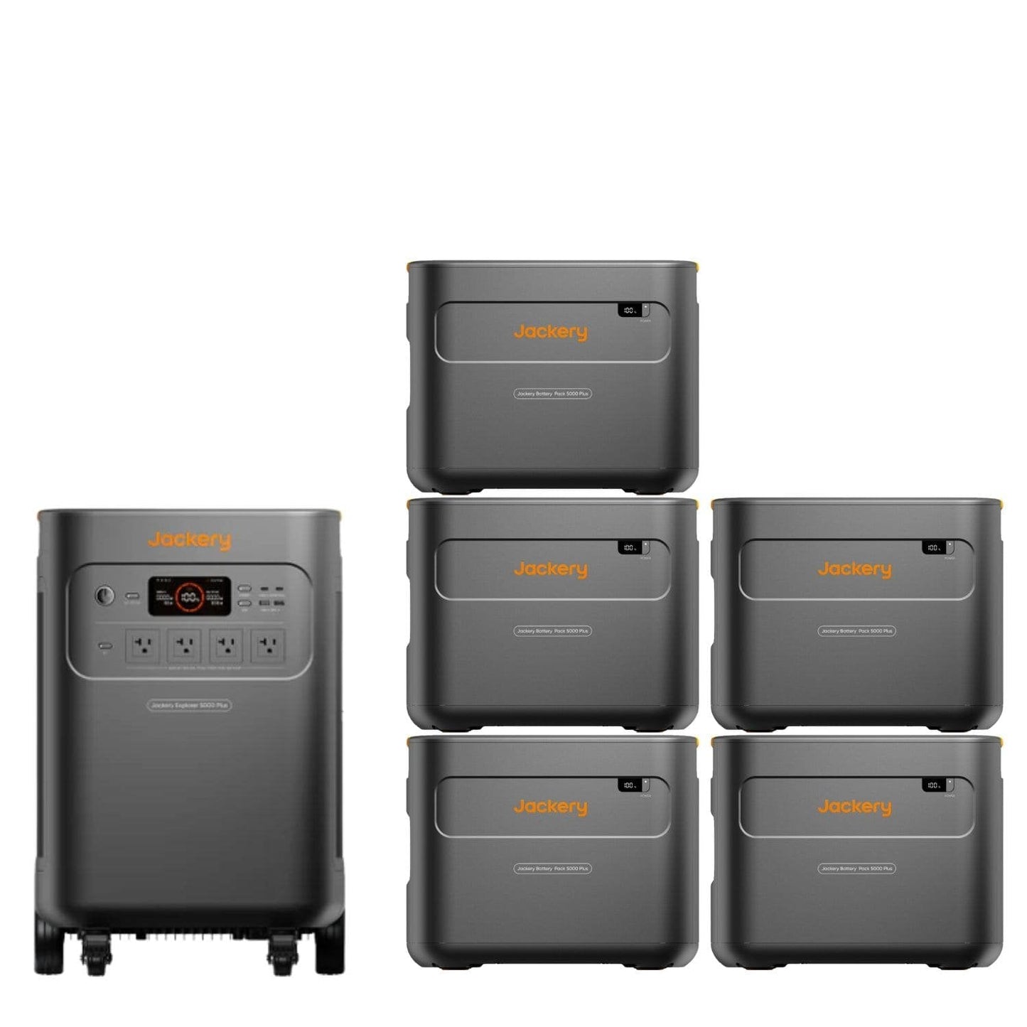 Jackery Explorer 5000 Plus Whole-Home Backup | 5040Wh | 7200W | 4000W Solar Input